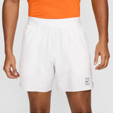 Nike Men's Court Advantage Dri-FIT 6 inch Tennis Shorts in White