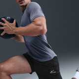 The Nike Men's Pro Training Dri-FIT 6 inch Shorts in Black