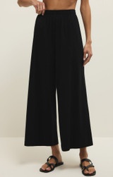 Z Supply Women's Scout Jersey Pants in True Black