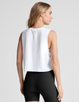 Beyond Yoga Women's Featherweight Minimal Crop Top in White
