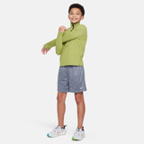 Nike Kids' Multi Dri-FIT Mesh Shorts Cool Grey front view