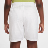 The Nike Kids' Nike Multi Dri-FIT Mesh Shorts in White
