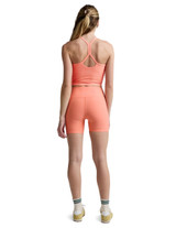 BVeyond Yoga Women's Spacedye Keep Pace 3" Mid-Rise Shorts in Dreamsicle Heather