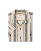 Filson Men's Chambray Camp Shirt Natural Khaki front view