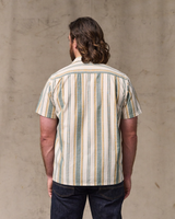 Filson Men's Chambray Camp Shirt Natural Khaki side angle