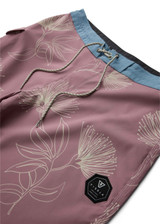Vissla Men's Happy Hours 18.5 Inch Boardshorts in Rose side view