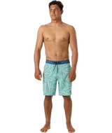 O'Neill Men's Hyperfreak Mysto Scallop Boardshorts Green back view