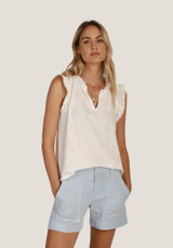 Dylan Women's Ryder Shorts Blue front view