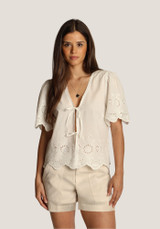 Dylan Women's Ryder Shorts Natural front view