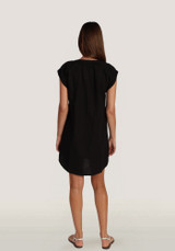 Dylan Women's Shore Dress Washed Black side view