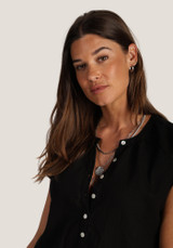 Dylan Women's Shore Dress in Washed Black