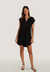 Dylan Women's Shore Dress in Washed Black