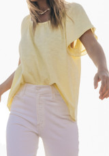 Dylan Women's Masie Top Natural Yellow detail view