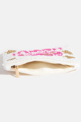 Howdy Cowboy Hat Seed Bead Coin Purse