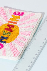 Sunshine Seed Bead Coin Purse