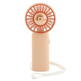 Round Handheld Desktop Mini Fan in Pink