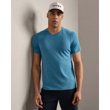 Rhone Men's Invictus Training Tee V2 Azure Blue Heather front