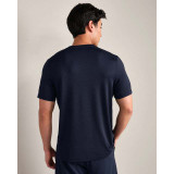 Rhone Men's Invictus Training Tee V2 True Navy Heather side