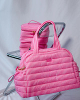 augustnoa X Jenna Palek Weekender Duffle Bag augustnoa X Jenna Palek Weekender Duffle Bag strap detail