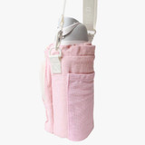 Thread Wallets Water Bottle Sling Bag in Rose Dust back view