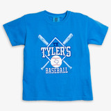 The TYLER'S Youth Baseball Tee in Blue