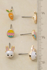 Mini Easter Stud Earrings Set
