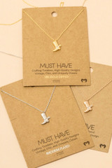 Fame Accessories Cowboy Boots Pendant Necklace in Gold