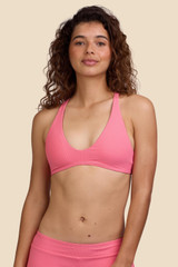 Jolyn Women's Doris Bikini Top in Tea Rose