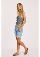 SISSTR Women's Seas Day Woven Tank Top SiSSTR Women's Seas Day Woven Tank Top front view