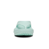 Oofos Women's OOrininal Plus Sandals Mint side view