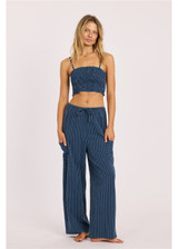 SISSTR Women's Riptide Woven Pants muted colorway side view