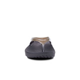 Oofos Women's OOlala Luxe Sandals Black and Latte front view