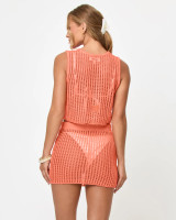 LSpace Women's Sander Skirt Fresh Squeezed Orange side view