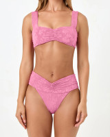 LSpace Women's Bardot Bikini Bottoms Hottest Pink side view