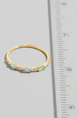 Fame Accessories Gold Dipped Assorted Delicate Ring detail view