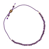 Cast Of Stones Amethyst Gemstone Bracelet Cast Of Stones Amethyst Gemstone Bracelet front view