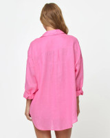 LSpace Women's Rio Tunic in Hottest Pink detail view