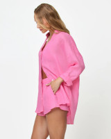 The LSpace Women's Rio Tunic in Hottest Pink