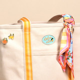 The Darling Effect Canvas Tote Bag in Ciao Bella