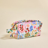 The Darling Effect Essentials Quilted Cosmetic Pouch in Ciao Bella back view