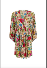 Spell Women's Valley of the Dolls Boho Mini Dress in Opal front view