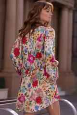 Spell Women's Valley of the Dolls Boho Mini Dress in Opal