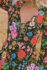 Spell Women's Valley of the Dolls Bias Mini Dress in Onyx