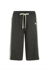 Spell Women's Kansas Track Crop Pant in Charcoal