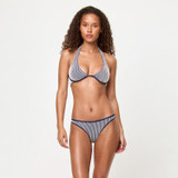 LSpace Women's Suzi Pucker Bikini Bottoms Midnight Blue front