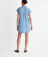 Vineyard Vines Women's Margo Chambray Dress front view