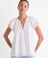 Vineyard Vines Women's Adare Eyelet Top