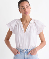 Vineyard Vines Women's Adare Eyelet Top