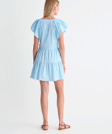 Vineyard Vines Women's Sophie Harbor Dress in Stripe Turquoise