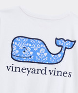 Vineyard Vines Women's Island Floral Whale Tee Island Floral back view